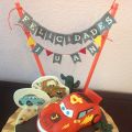 TARTA  DE CUMPLEAÑOS CARS RAYO MCQUEEN