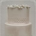Tarta de boda y marcas de fondant