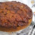 Upside down banana cake