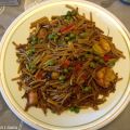 PAELLA DE FIDEOS DORADOS