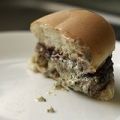 Hamburguesa con queso azul