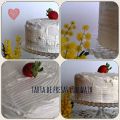 TARTA DE FRESAS CON NATA