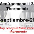 Menú semanal 134  con thermomix