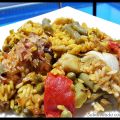 Paella con verduras
