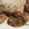 Solomillo  con arroz