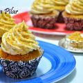 Cupcakes de coco y vainilla natural