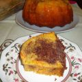 Bundt cake de calabaza y chocolate