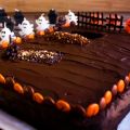 Tarta Halloween. Campo Santo