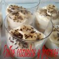 Vasitos de platano y dulce de leche