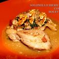 Solomillo Iberico con Boletus y Nueces