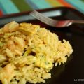 Arroz al curry con gambas
