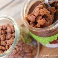 Yogur de chocolate casero con cereales