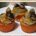 Cupcake de crema de castañas y caramelo