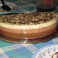 Tarta tres chocolates.
