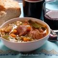 Guiso de pavo con verduras