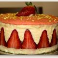 Tarta Fraiser (fresas y crema mousseline)