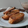 Torrijas de chocolate y canela