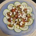Carpaccio de calabacín, champiñones con aliño[...]
