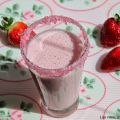 Batido de fresa.