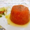 Gelatina de tomate al orégano