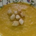 Crema de verduras con lechuga