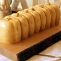 Coffee Semifreddo Cake (with mirror glaze)