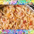 MACARRONES CON LANGOSTINOS EN SALSA CREMOSA DE[...]