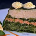 PASTEL TRICOLOR DE PESCADO Y ESPINACAS
