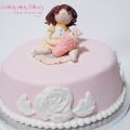 TARTA DECORADA MAMÁ Y BEBÉ