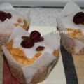 Muffins de arándanos ,pasas y glasa