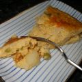 Tortilla con sabor a bacalao