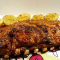 costillas de cerdo adobadas