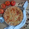 Tarta de manzana americana. American apple pie.