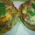 CHAMPIÑONES RELLENOS DE CARNE AL HORNO