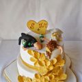 TARTA DE BODA CORAZONES