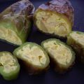 Pimientos verdes rellenos de tortilla