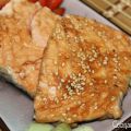 Salmón teriyaki