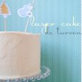 Layer cake de turrón de jijona
