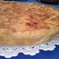 TARTA-FLAN DE MANZANAS Y ALMENDRAS FILETEADAS