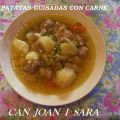 PATATAS GUISADAS CON CARNE