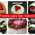 Postres para San Valentín