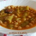 GUISO DE GARBANZOS CON JUDÍAS VERDES