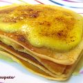 Milhojas de filloas caramelizadas con crema[...]