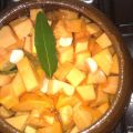 Calabaza con almejas