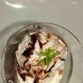 Helado de ron con pasas