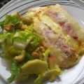Endivias gratinadas con jamón york