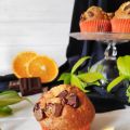 Magdalenas de Naranja y Chocolate