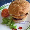 Hamburguesa doble con huevo