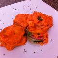 CALABACIN RELLENO DE PUERRO, PECHUGA DE PAVO Y[...]