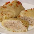Gołąbki: rollos de col rellenos de carne y arroz